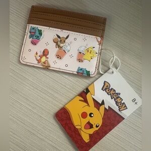 Loungefly Pokémon Boba Tea Card Holder NWT
